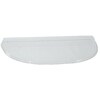 Economy Clear Flat Window Well Cover - 39 Inch Wide X 13 Inch Deep X 2.5 Inch High, For Basement Windows