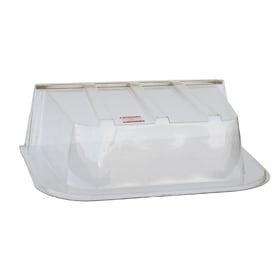 Plastic basement window covers