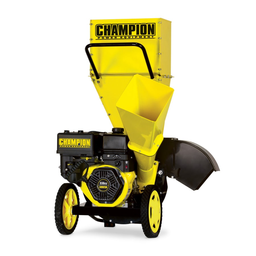 Champion Power Equipment 338cc Champion 3in Steel Gas Wood Chipper in