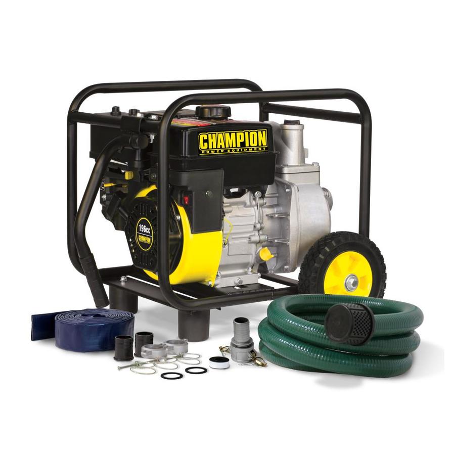 Champion Power Equipment 6.5-HP Cast Iron Transfer Pump in the Water Pumps at Lowes.com