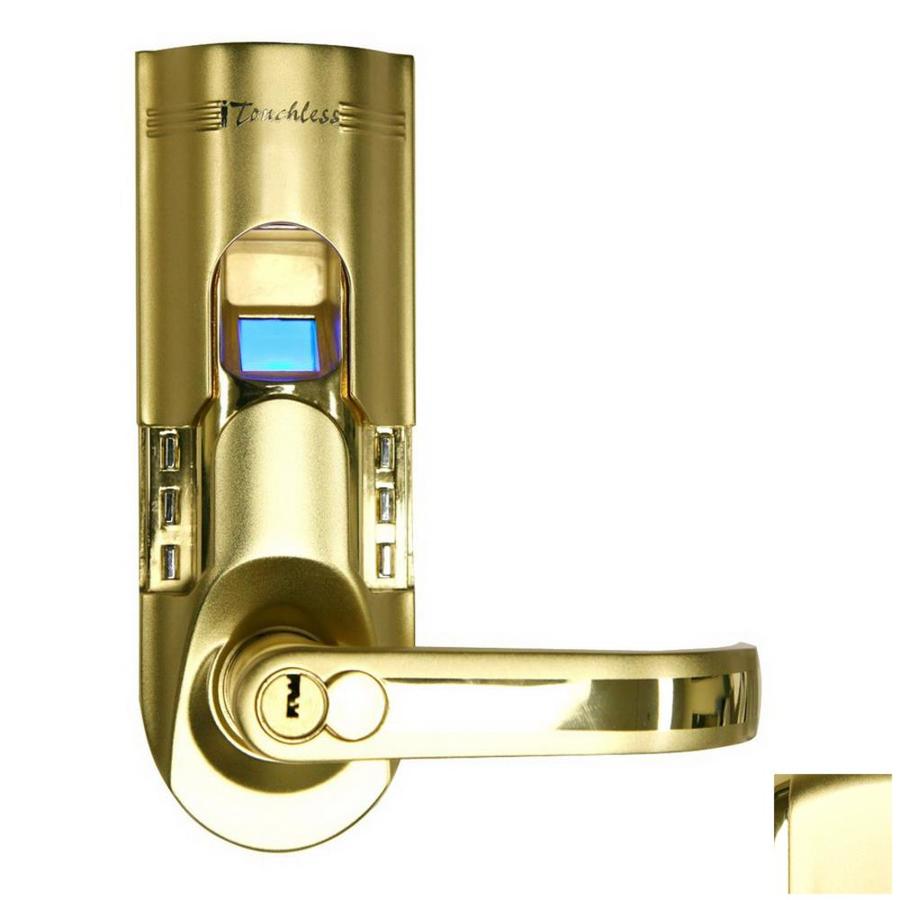 Itouchless Biomatic Gold 1 Cylinder Biometric Lock At Lowes Com