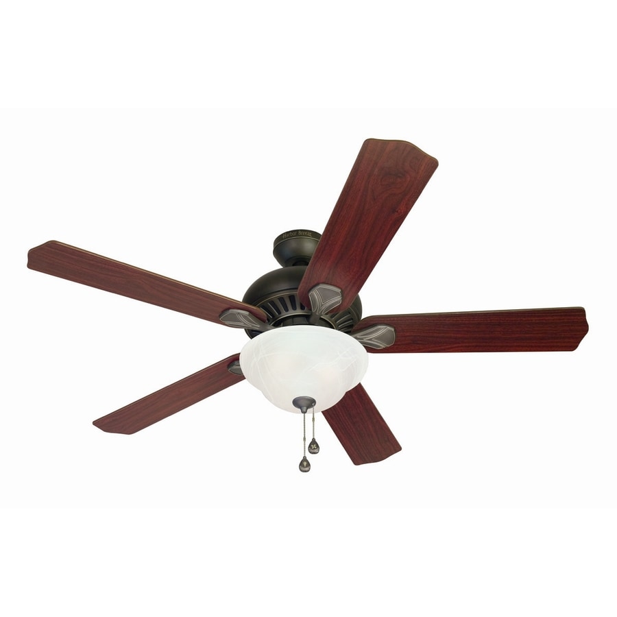 52 In Crosswinds Oil Rubbed Bronze Ceiling Fan With Light Kit