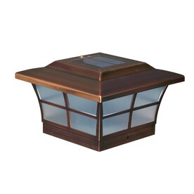 Copper Deck Post Caps At Lowes Cly Caps Fits Common Post Measurement 6 In X