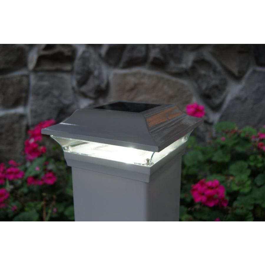 Classy Caps Imperial 6x Brighter (7.2-Lumen) 1-Watt White Solar LED ...