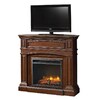 FEBO FLAME 42-in W 5,120-BTU Cherry Wood And Metal Infrared Quartz ...