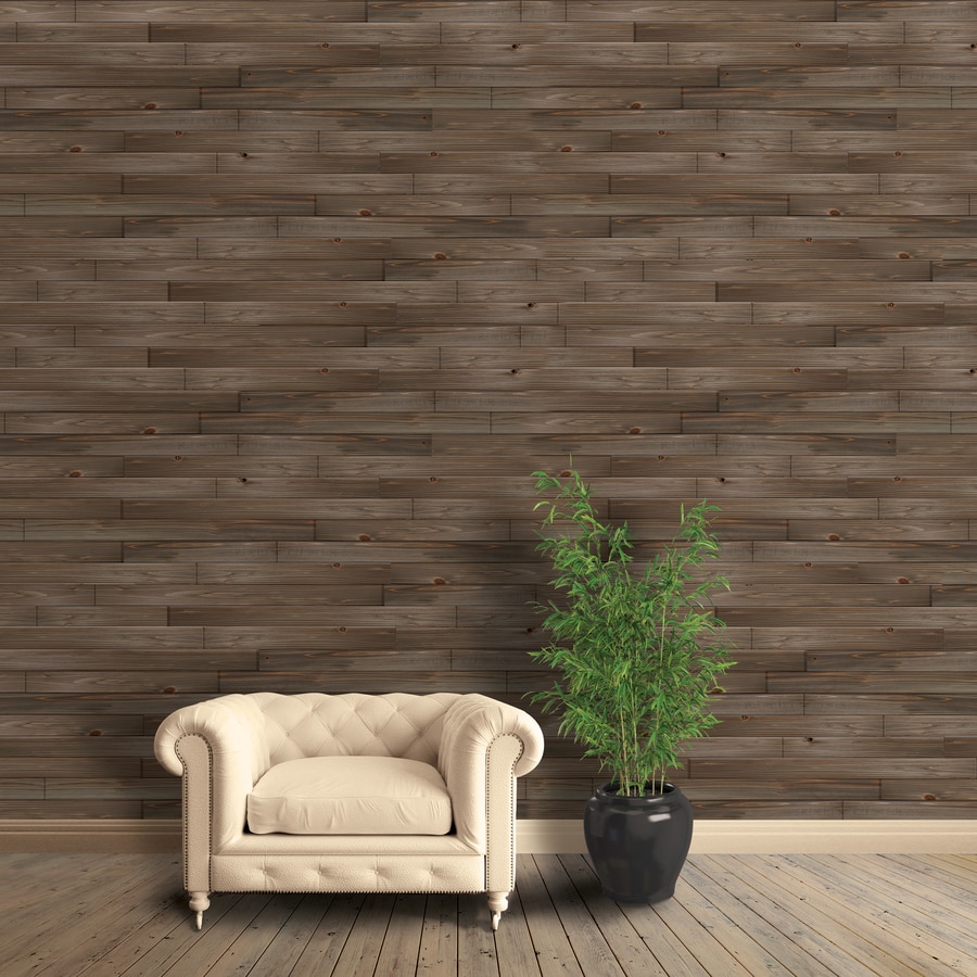 Reclaimed 14 Sq Ft Weathered Wood Tongue And Groove Wall Plank Kit