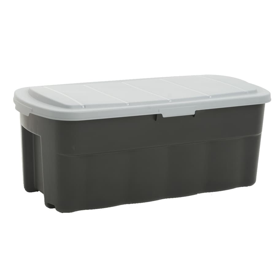Centrex Rugged Tote X-large 50-Gallons (200-Quart) Gray Heavy Duty Tote  with Standard Snap Lid at