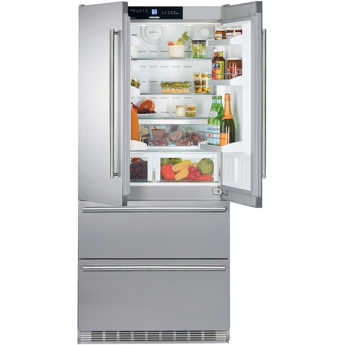 Liebherr 19.5cu ft 4Door French Door Refrigerator with Ice Maker (Stainless Steel) ENERGY STAR