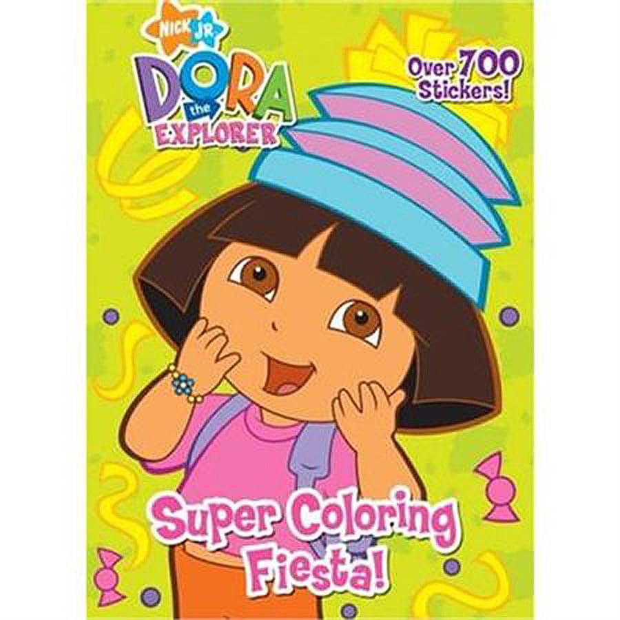 Random House Dora The Explorer Super Coloring Fiesta At
