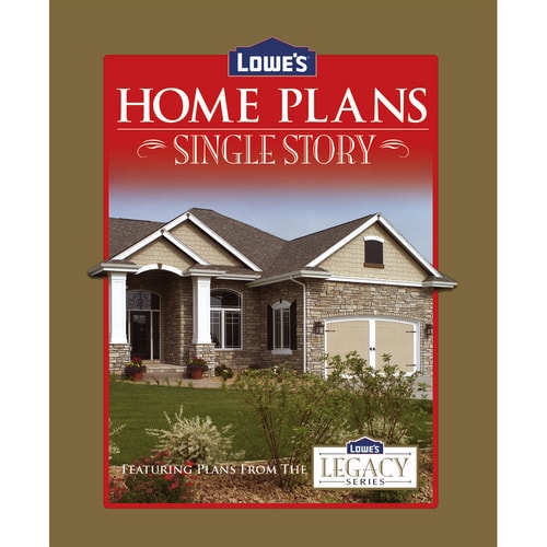 Home Plans Single Story in the Books department at Lowes com