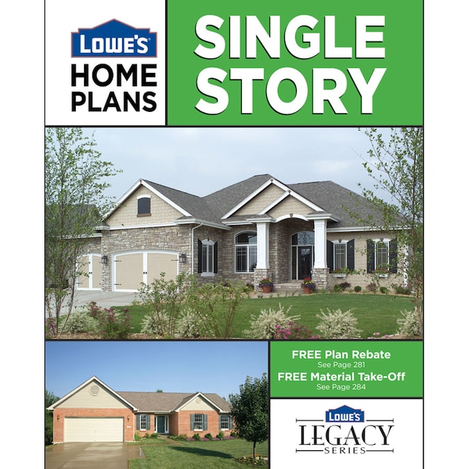 Single Story Home Plans in the Books department at