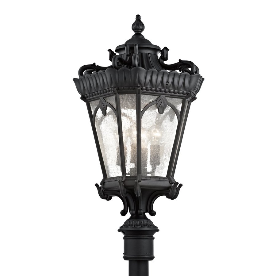 Kichler 9565BKT Tournai 37.5-in H Textured Black Post Light