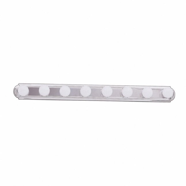 Kichler 5019CH 8-Light 48-in Chrome Vanity Light Bar