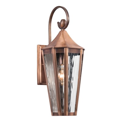 Rochdale 19 25 In H Antique Copper Outdoor Wall Light Rochdale 19 25 In H Antique Copper Outdoor Wall Light