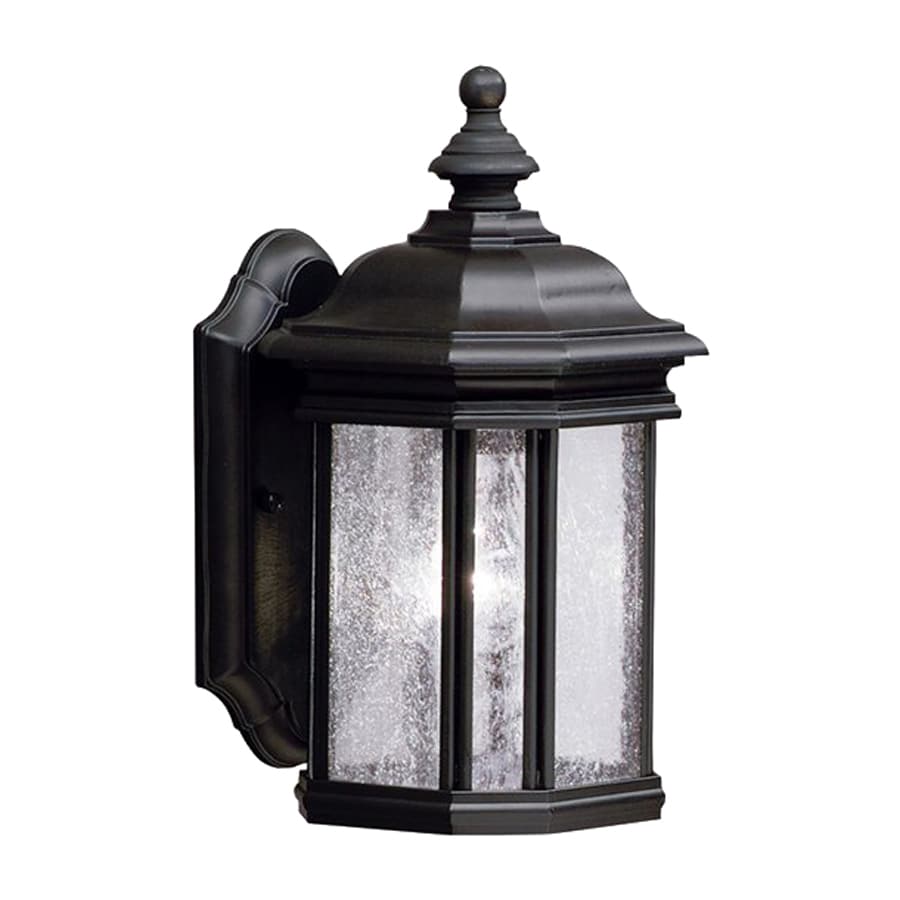 Kichler 9028BK Kirkwood 13-in H Black Outdoor Wall Light