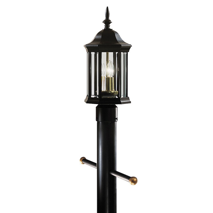 Kichler 9977BK Chesapeake Black Traditional Outdoor Post Light
