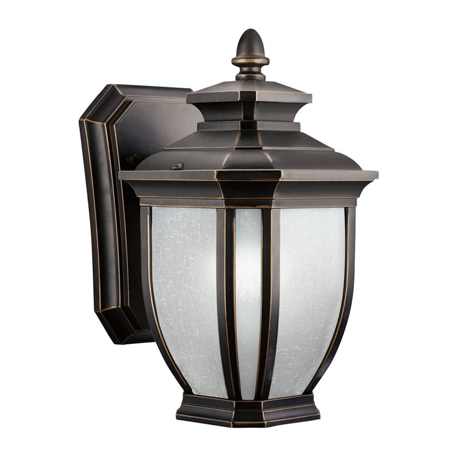 Kichler 9039RZ Salisbury 10.5-in H Rubbed Bronze Outdoor Wall Light
