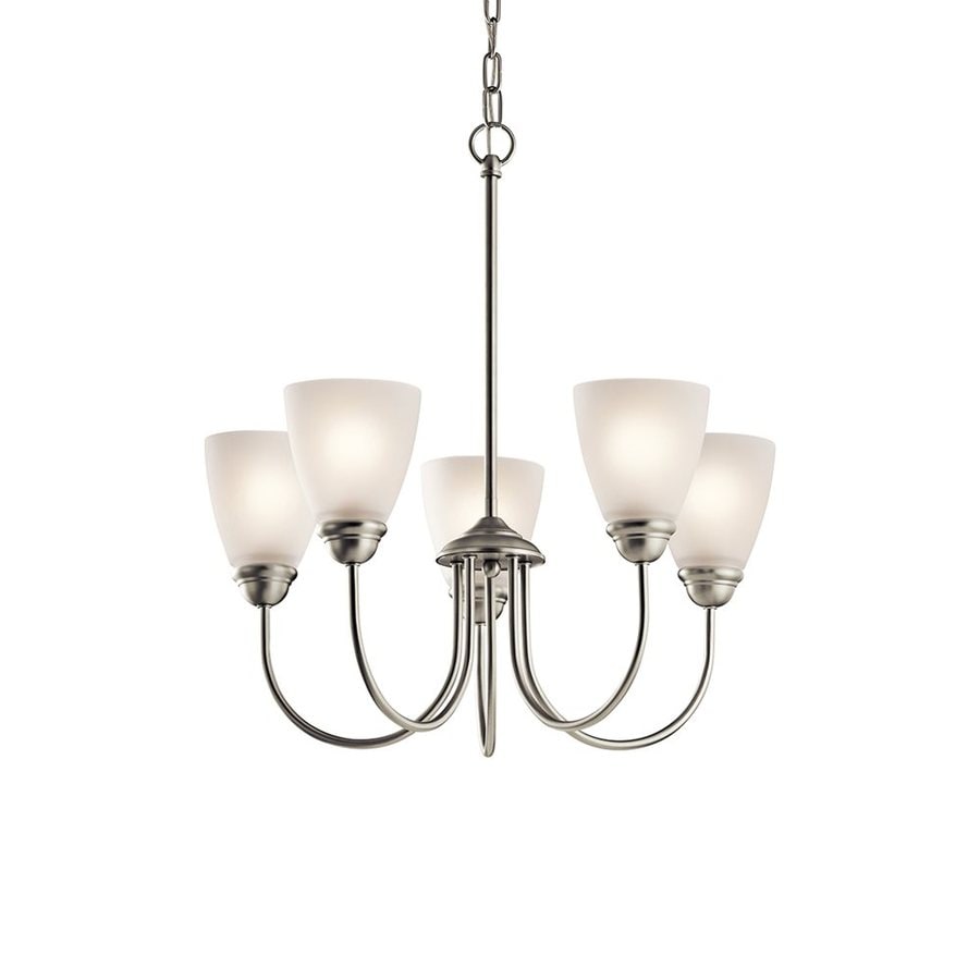 Kichler Jolie 5-Light Brushed Nickel Transitional Chandelier