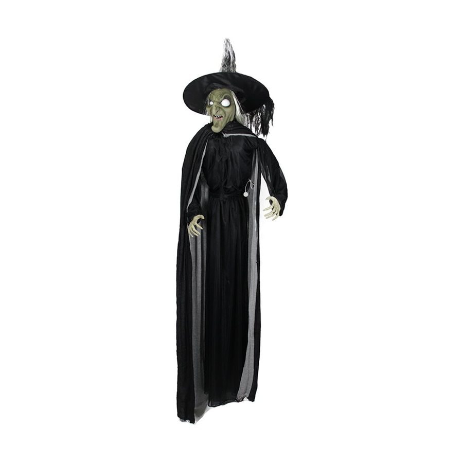 northlight scary witch pre lit witch greeter with flashing red led lights - Lowes Halloween Decorations northlight scary witch pre lit witch greeter with flashing red led lights - Lowes Halloween Decorations