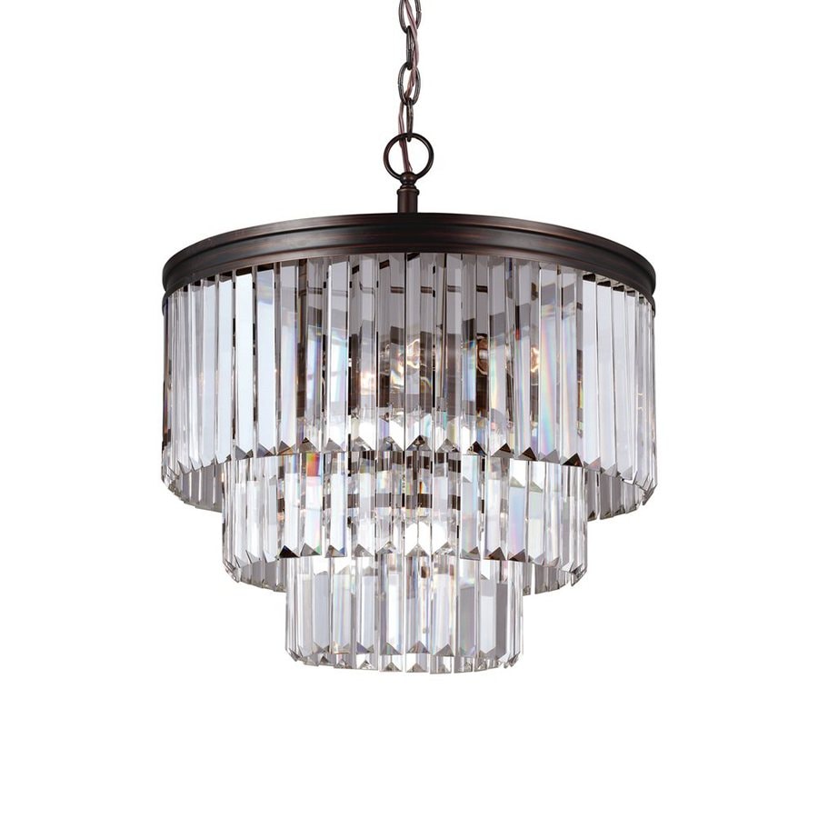 Sea Gull Lighting Carondelet 18 188 In 4 Light Burnt Sienna Sea Gull Lighting Carondelet 18 188 In 4 Light Burnt Sienna Crystal Clear Gl Waterfall