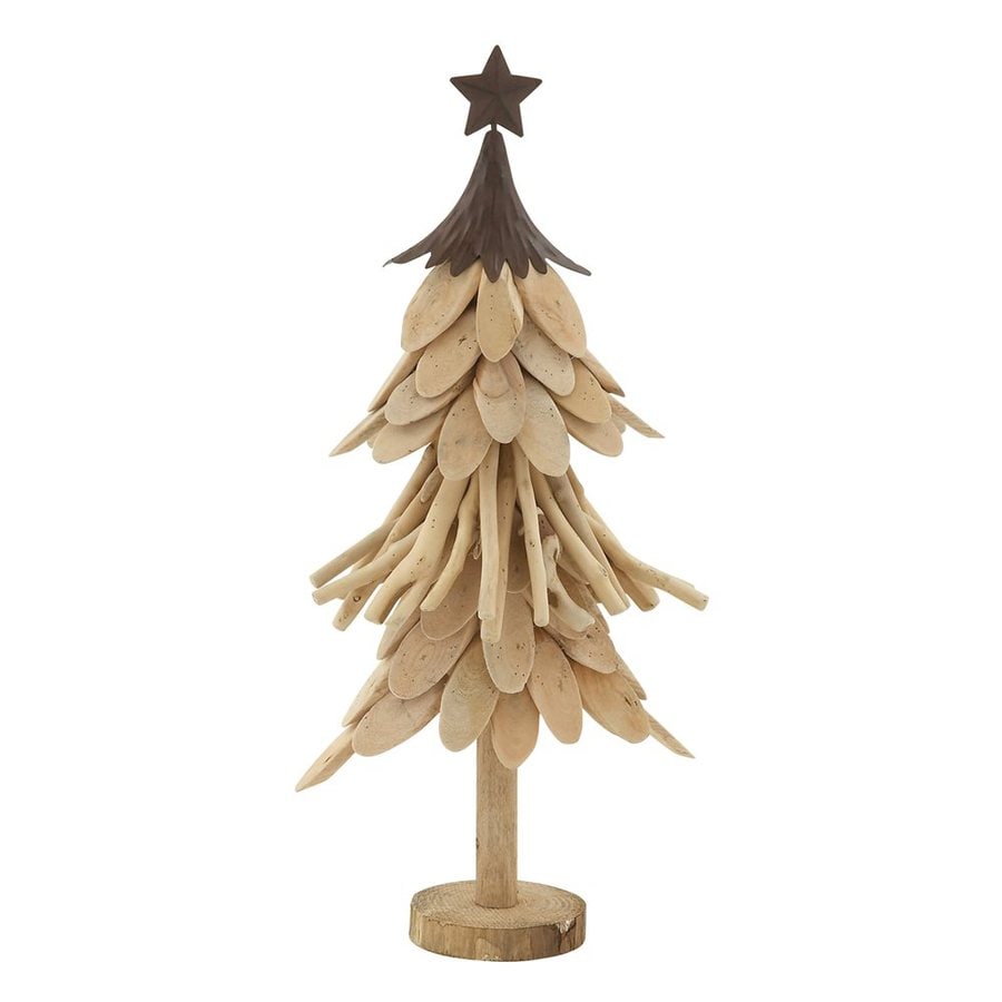 Shop Woodland Imports Wood Tabletop Christmas Tree at Lowes.com