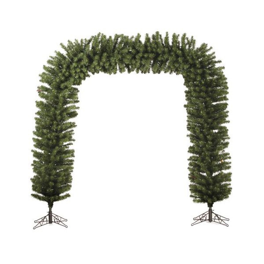 Northlight Lighted Freestanding Garland Archway Indoor Christmas