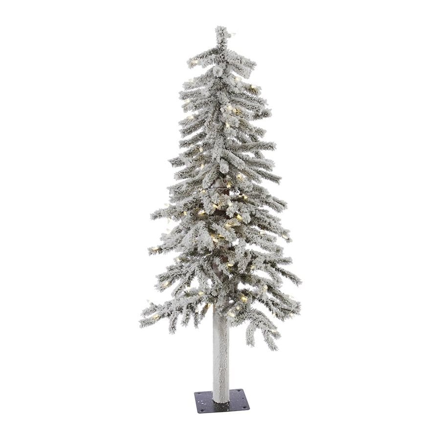 shop vickerman 4 ft 256 count pre lit slim flocked shop vickerman 4 ft 256 count pre lit slim flocked