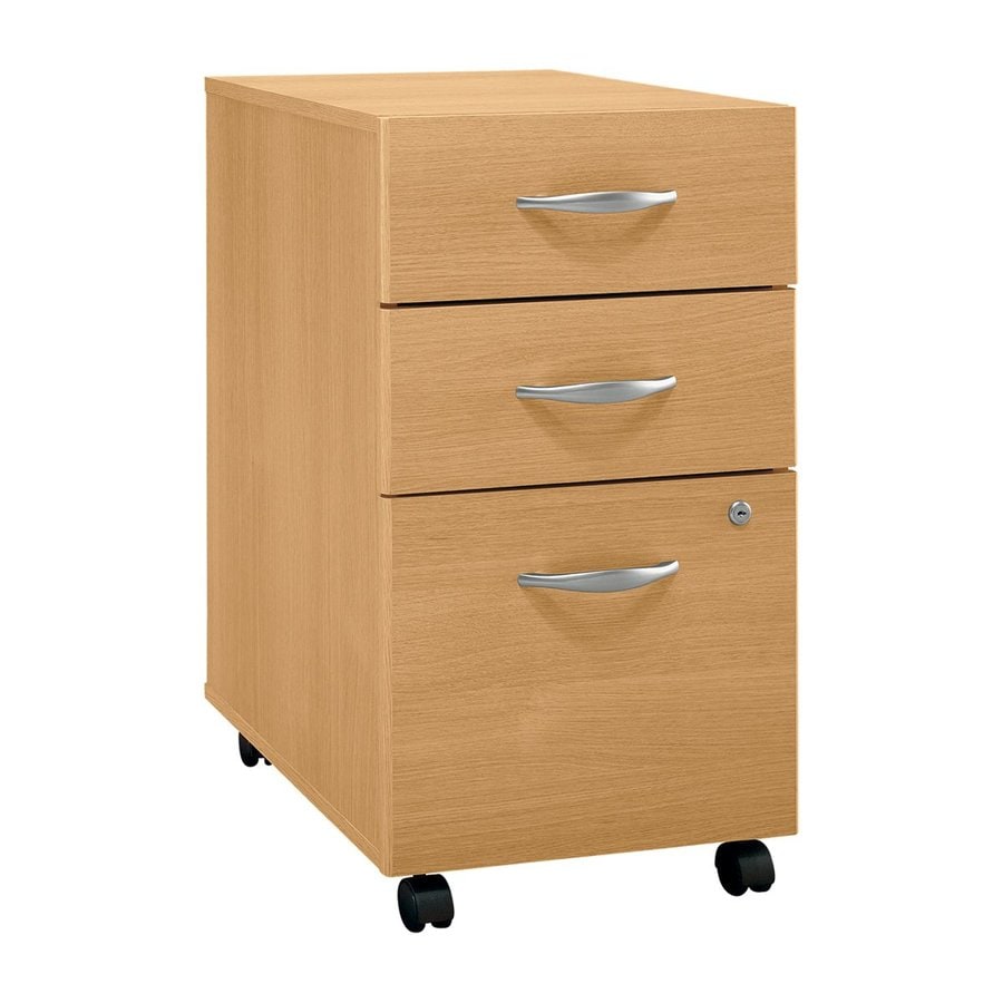 Bush Business Furniture Light oak 3-Drawer File Cabinet in the File ...