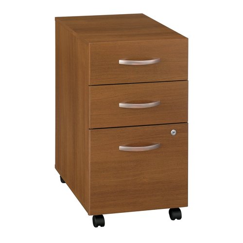 Bush Business Furniture Warm Oak 3-drawer File Cabinet In The File 