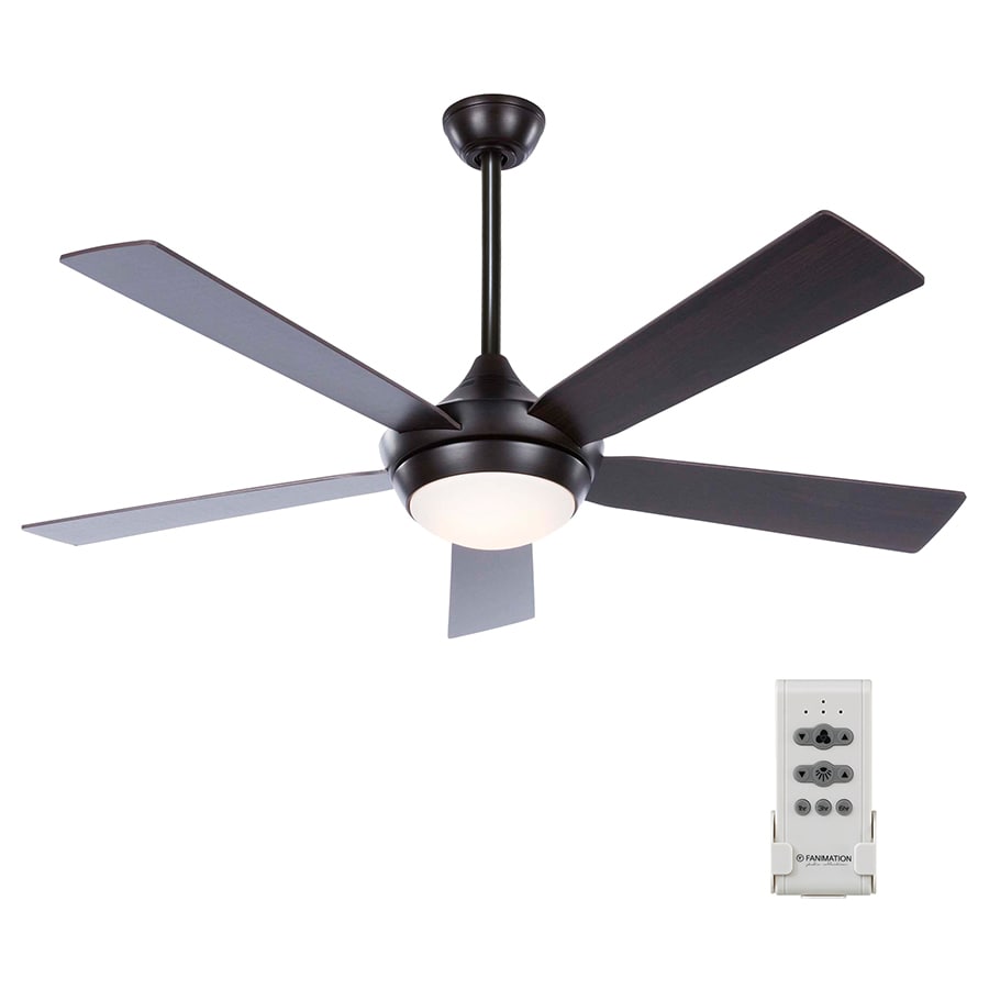 Fanimation Studio Collection  Aire Drop Ceiling Fan with Extended Length Downrod in Aged Bronze