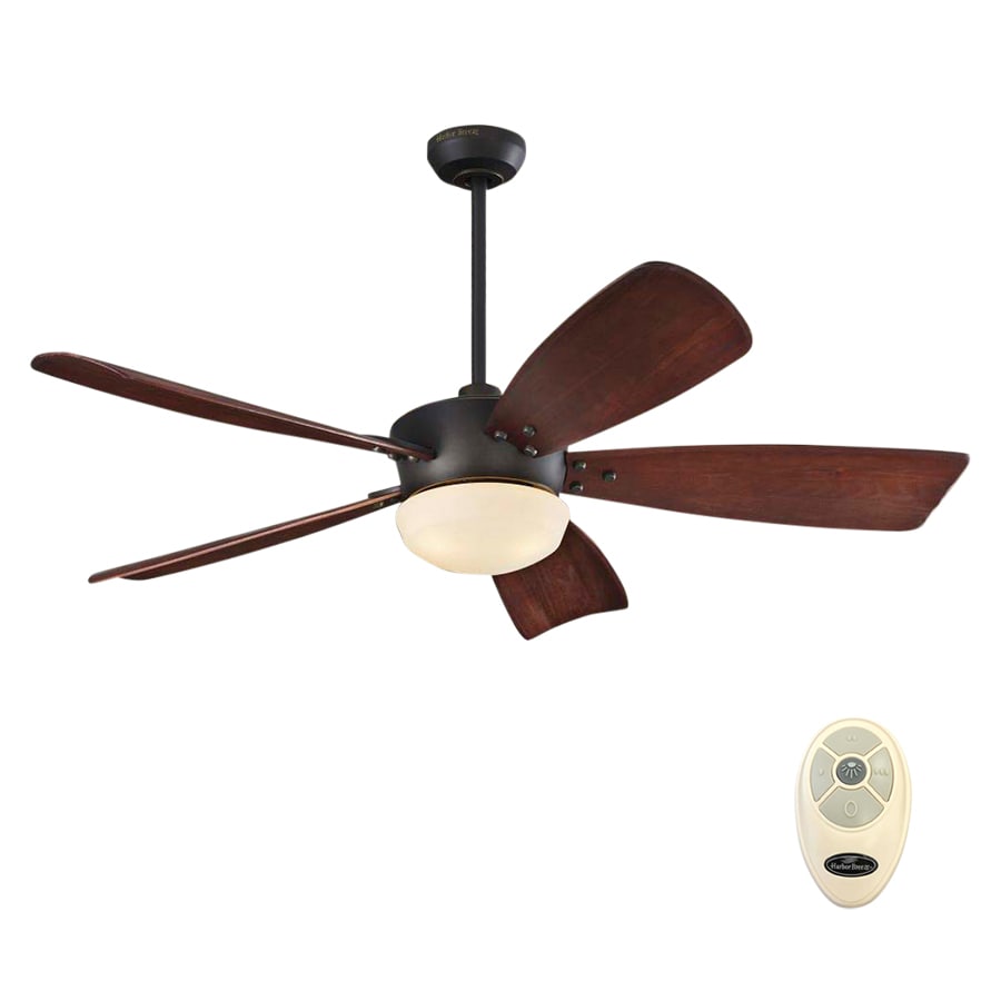 Harbor Breeze  Saratoga 60-in Ceilingfan with Extended Length Downrod in Oil Rubbed Bronze - Thumbnail