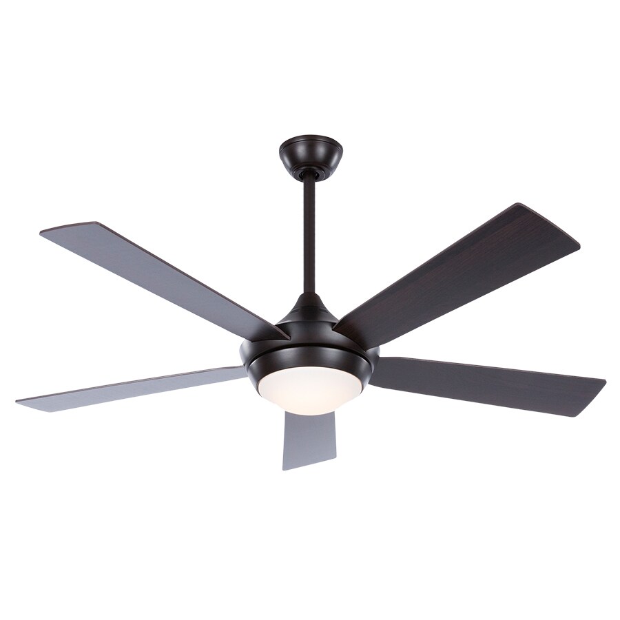 Fanimation Studio Collection Aire Drop Ceilingfan with Extended Length Downrod in Aged Bronze
