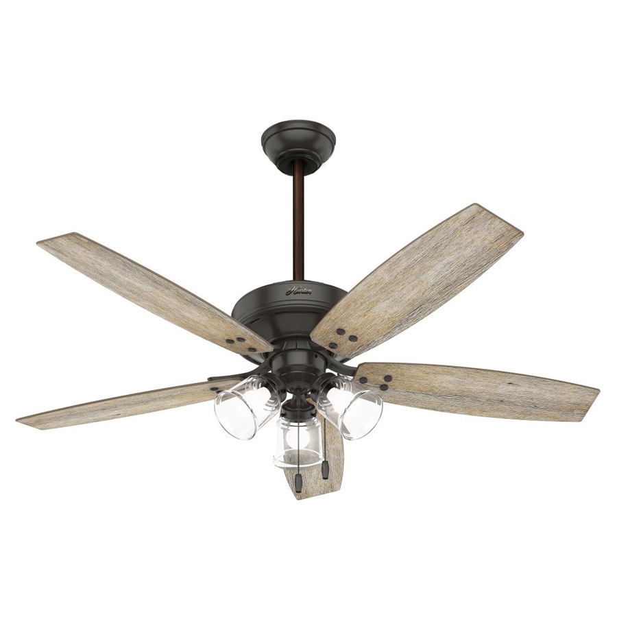 Hunter   Hildebrand LED Indoor Ceiling Fan in New Bronze - Thumbnail