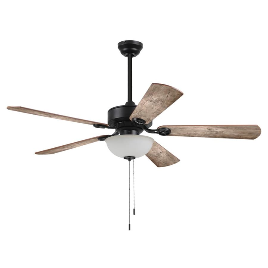 Harbor Breeze   Throughbred II LED Indoor Ceiling Fan in Matte Black - Thumbnail