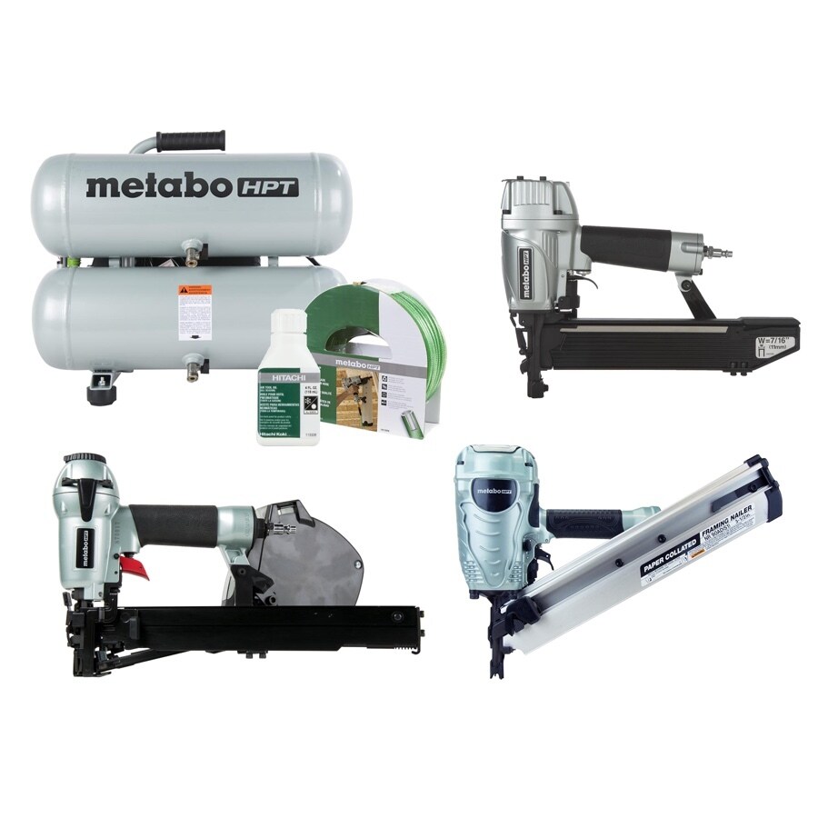 Metabo HPT (was Hitachi Power Tools) 18-Gauge 7/16-in Medium Crown Cap Pneumatic Stapler