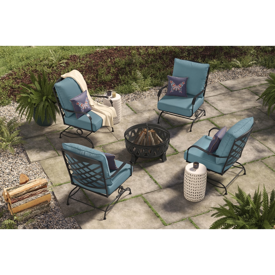 Hampton bay 5 clearance piece fire pit set