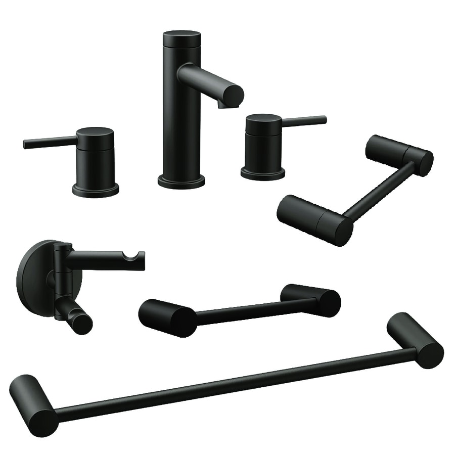 Black Decorative Bathroom Hardware Sets, Black Bathroom Hardware Set