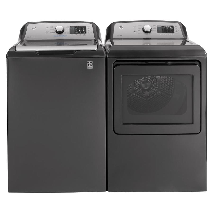 Shop GE High Efficiency 4.8cu ft TopLoad Washer & Dryer Set in