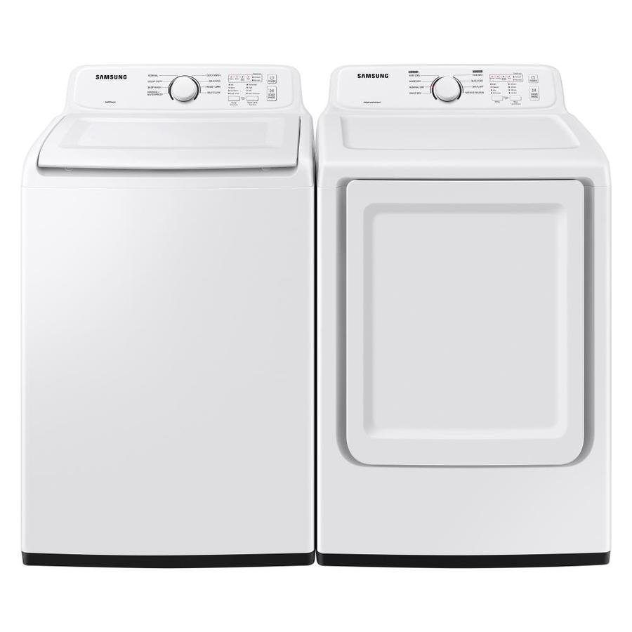 Samsung  4.1-cu ft High Efficiency Top-Load Washer & Gas Dryer - Thumbnail