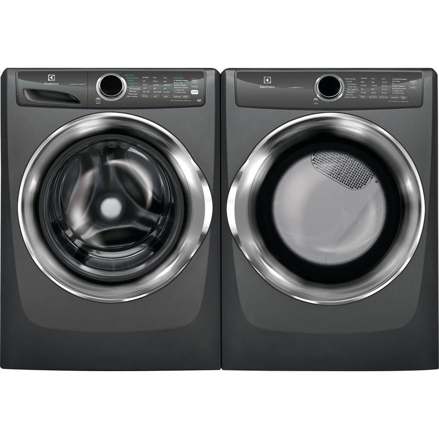Electrolux  Adaptive Dispenser™ Front-Load Washer & Electric Dryer Set in Titanium - Thumbnail