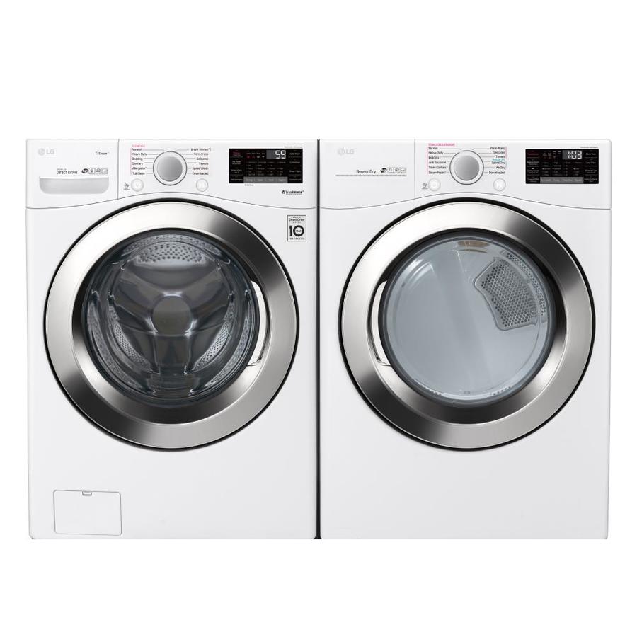Shop LG Ultra Large Capacity FrontLoad Washer & Electric Dryer Set at