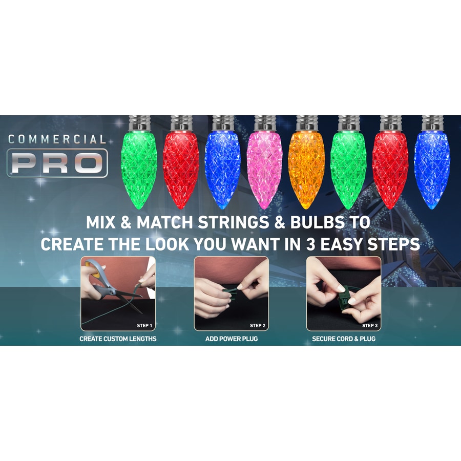 Gemmy Pro C9 Multi Color String Lights Collection