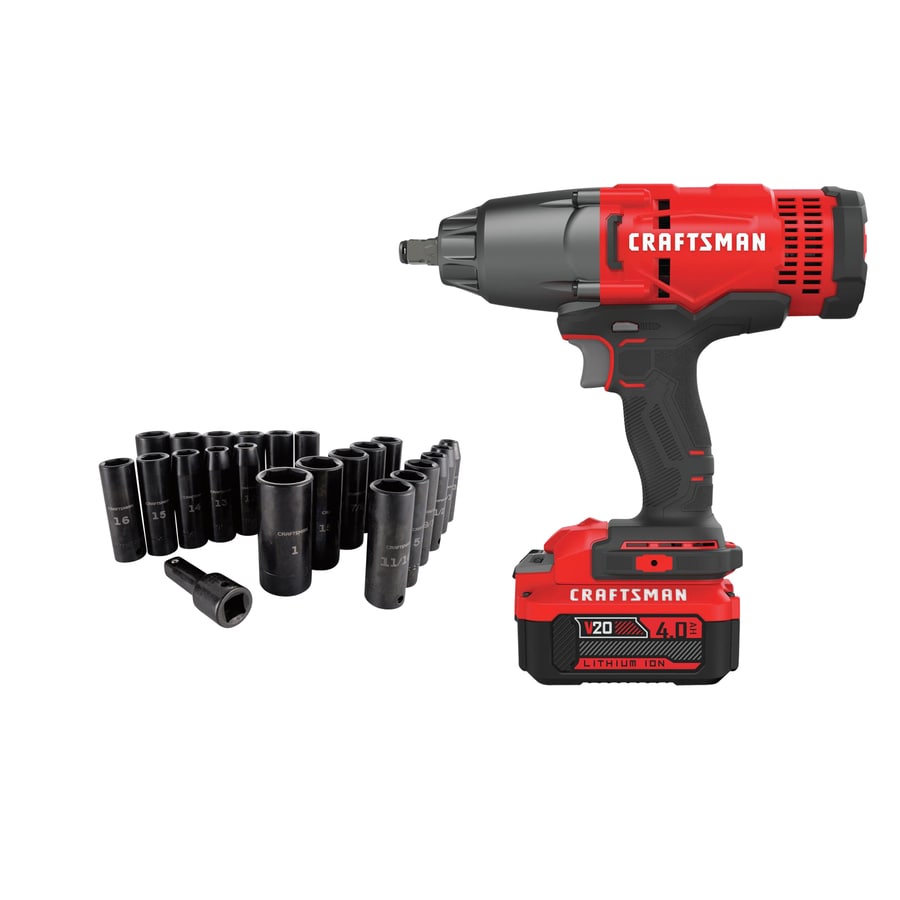 Shop CRAFTSMAN V20Amp 20volt Max Variable Speed 1/2in Drive Cordless