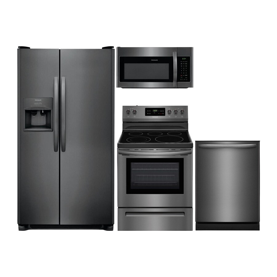Shop Frigidaire SidebySide Refrigerator & Electric Range Suite in