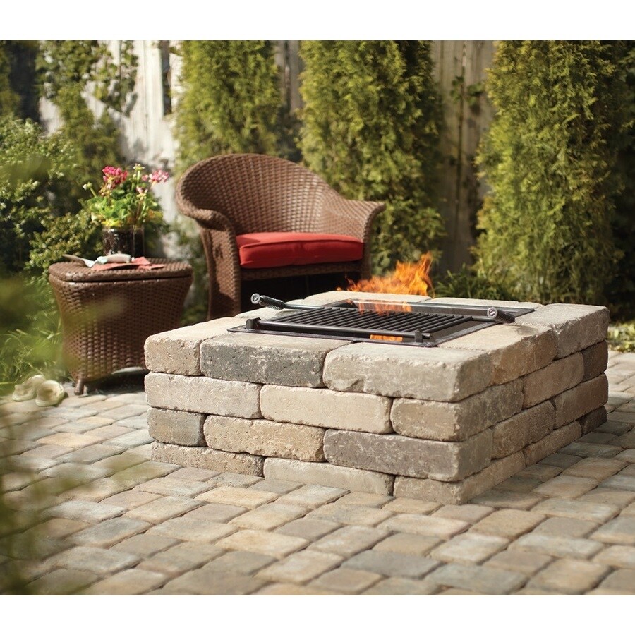 Pavestone  RumbleStone No-Cut Fire Pit Kit - Thumbnail