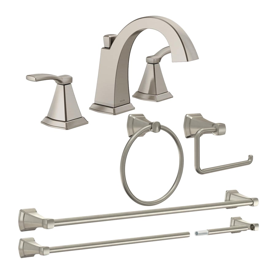 Delta Bathroom Accessories Brushed Nickel at Victor Melvin blog