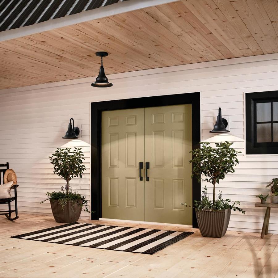 Shop Kichler Hampshire Textured Black Outdoor Lighting Collection At Lowes Com