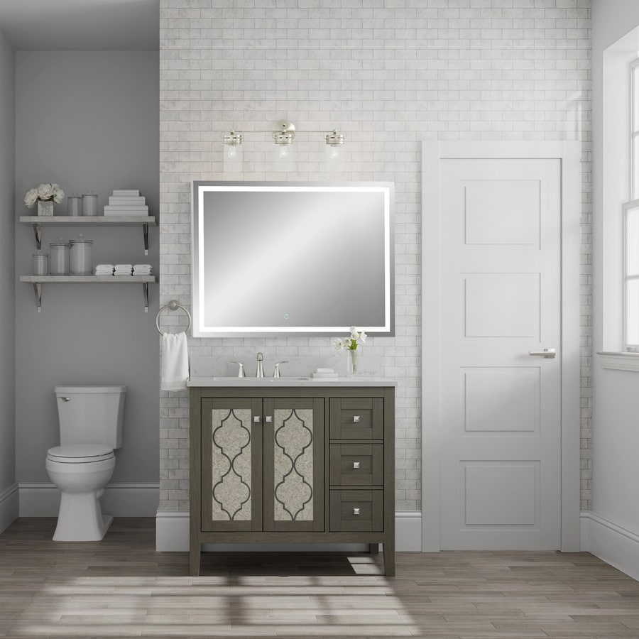 Shop allen + roth Everdene Grey Bathroom Vanity Collection