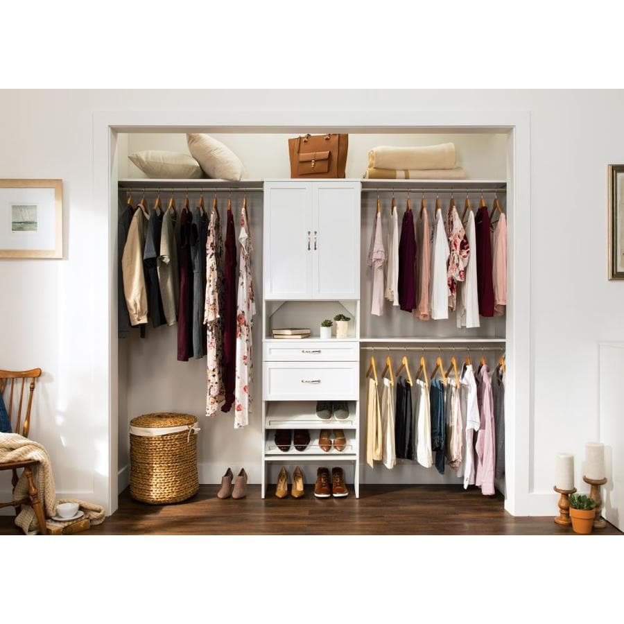 Shop ClosetMaid Brightwood 5-ft x 10-ft W Closet Collection at Lowes.com