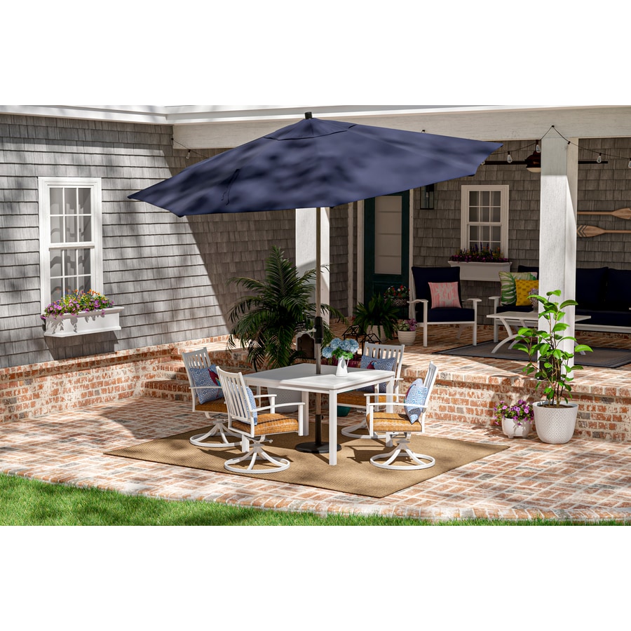 Shop Allen Roth Alton Bay 5 Piece Patio Dining Set At Lowes Com